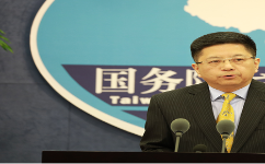 韩国瑜声称台湾“国防”靠美国 国台办回应